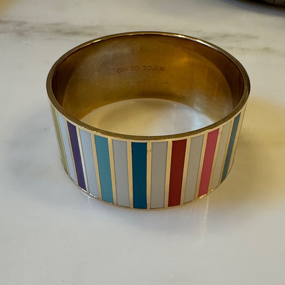 Kate Spade Go To Town idiom bangle bracelet